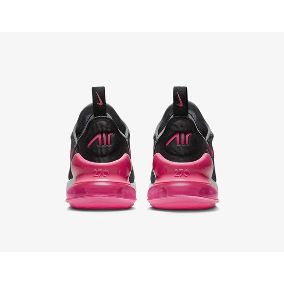 Nike Air Max 270 Hyper Pink Smoke Grey Black Sz 6.5y Wmn’s 8 943345-031 - Picture 5 of 8